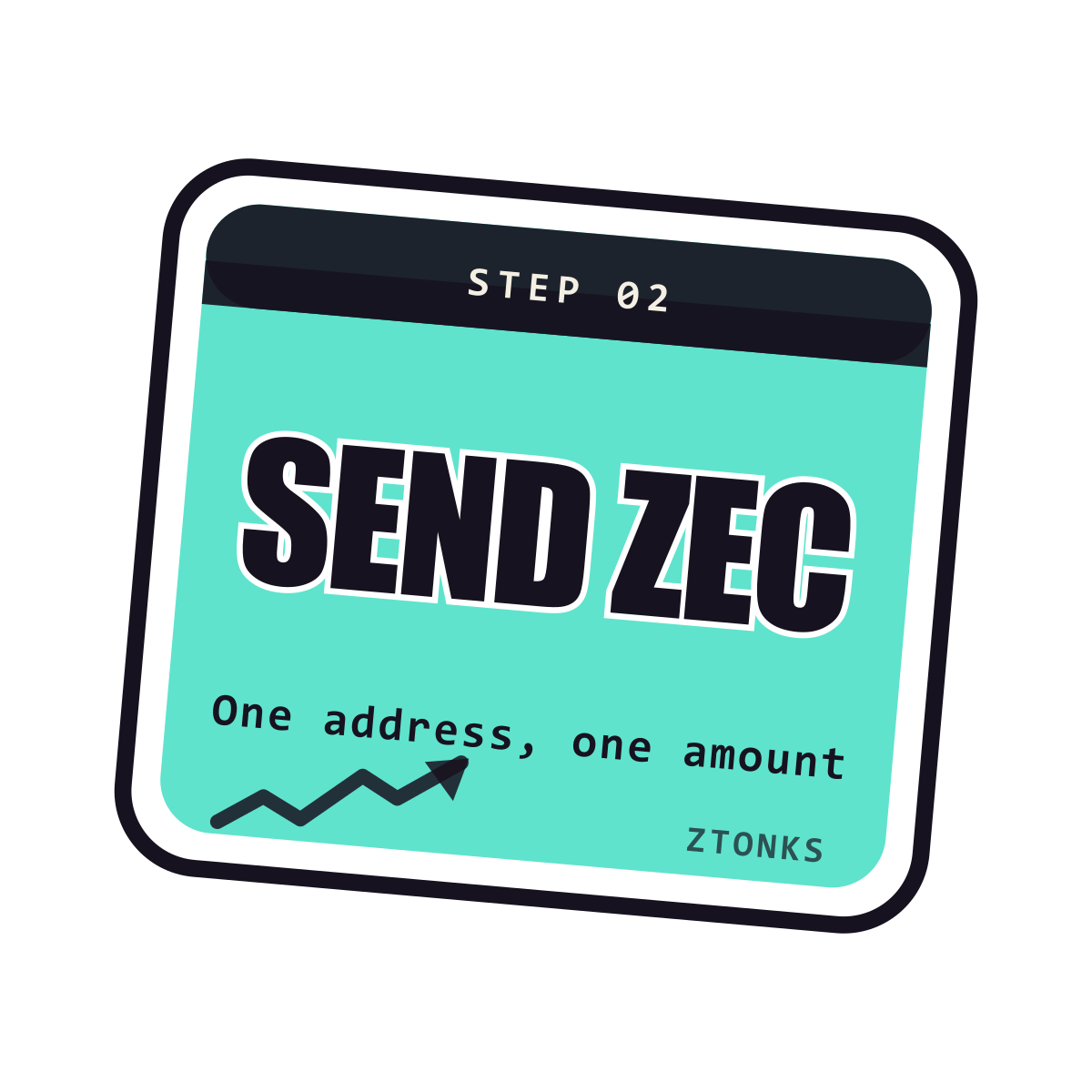 Step 02: send ZEC