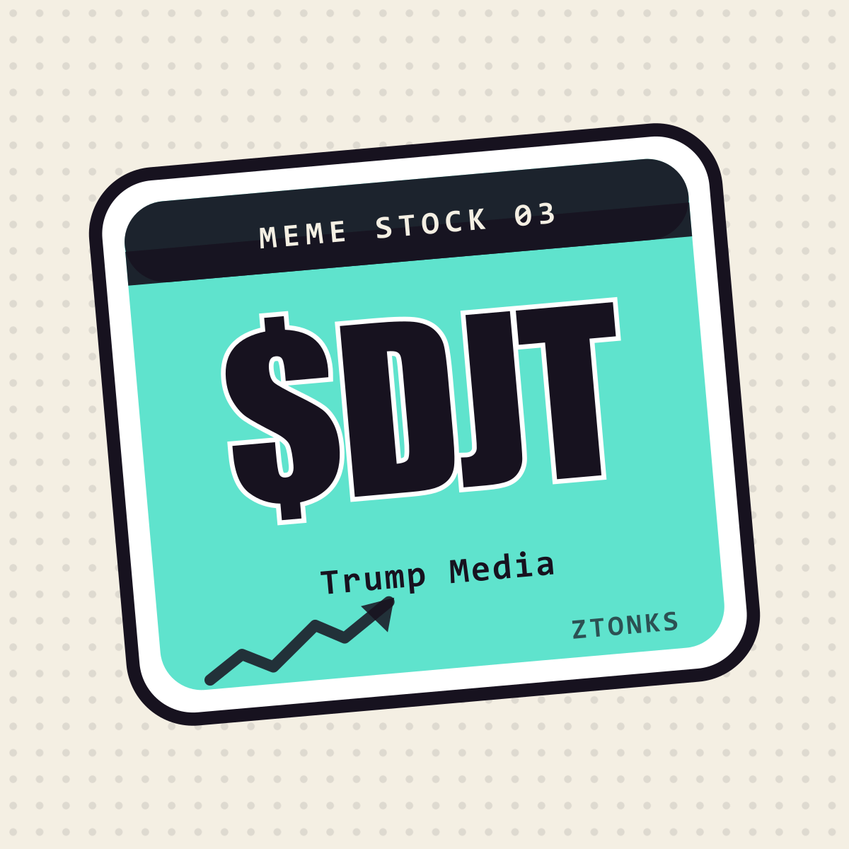 $DJT sticker